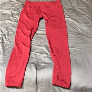 Fleece lined, maroon leggings